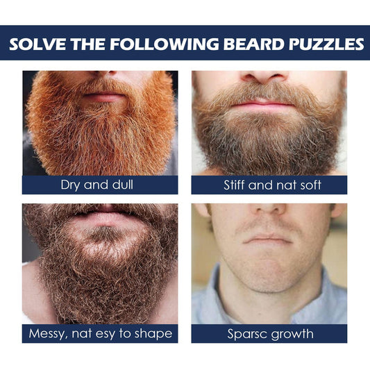 EELHOE Beard Care Oil - Moisturizing Growth Serum for Men