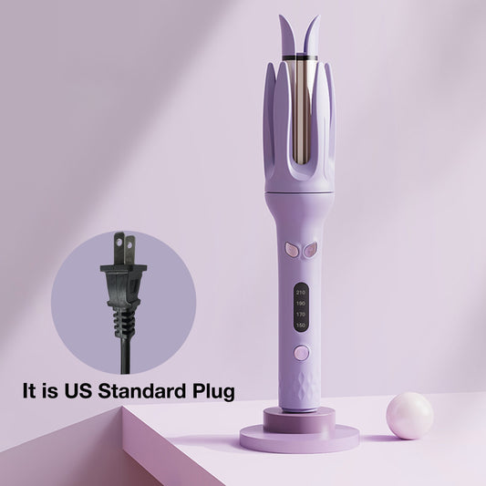 Automatic Hair Curler with Adjustable Temperature & Ceramic Barrel for Easy Styling