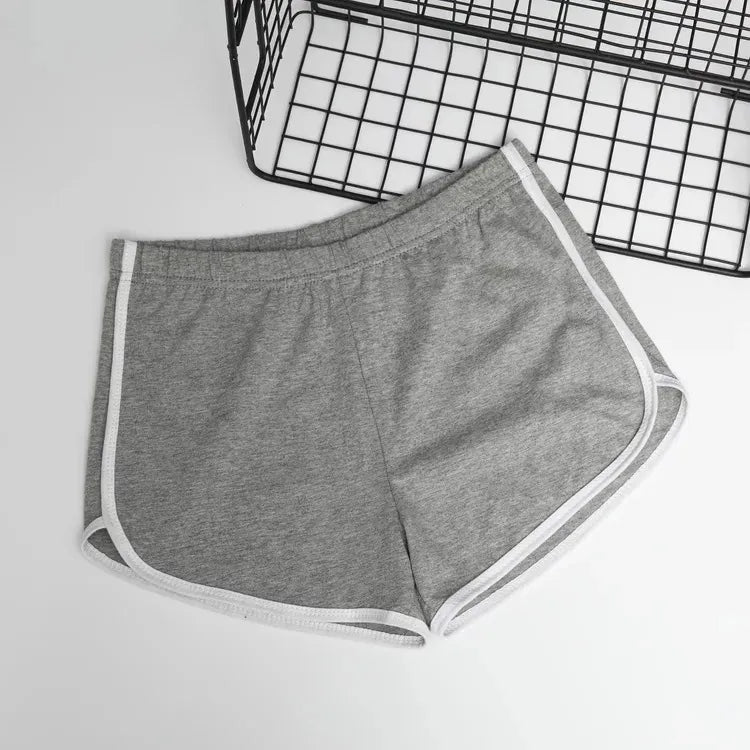 High-Waist Drawstring Lounge Shorts – Loose Fit Cotton Casual Shorts (5-Pack)
