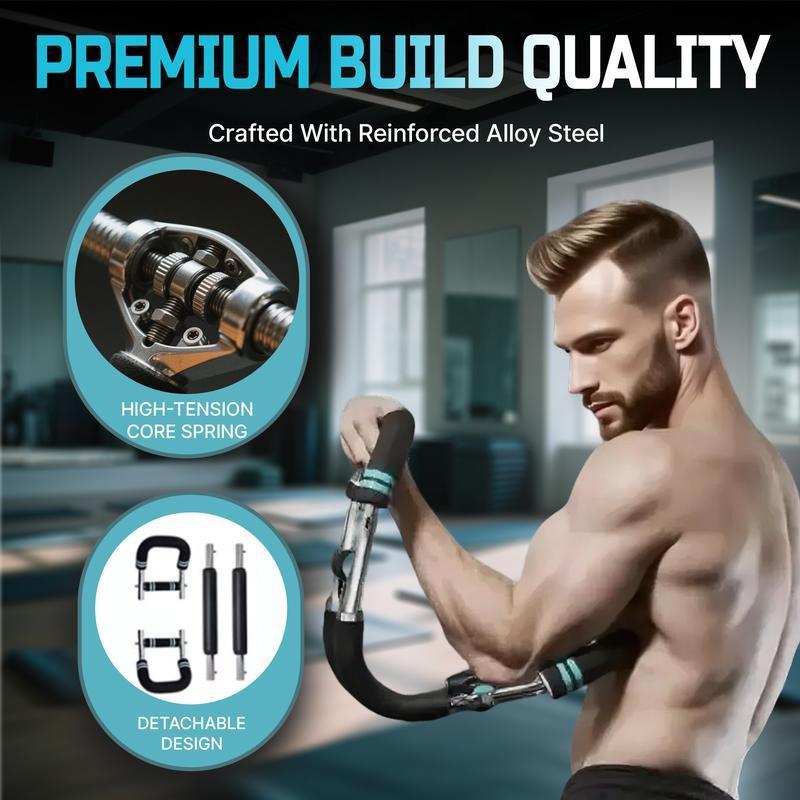 Adjustable Twist Bar Arm Trainer 90–120 Lbs for Chest, Arms & Shoulder Training