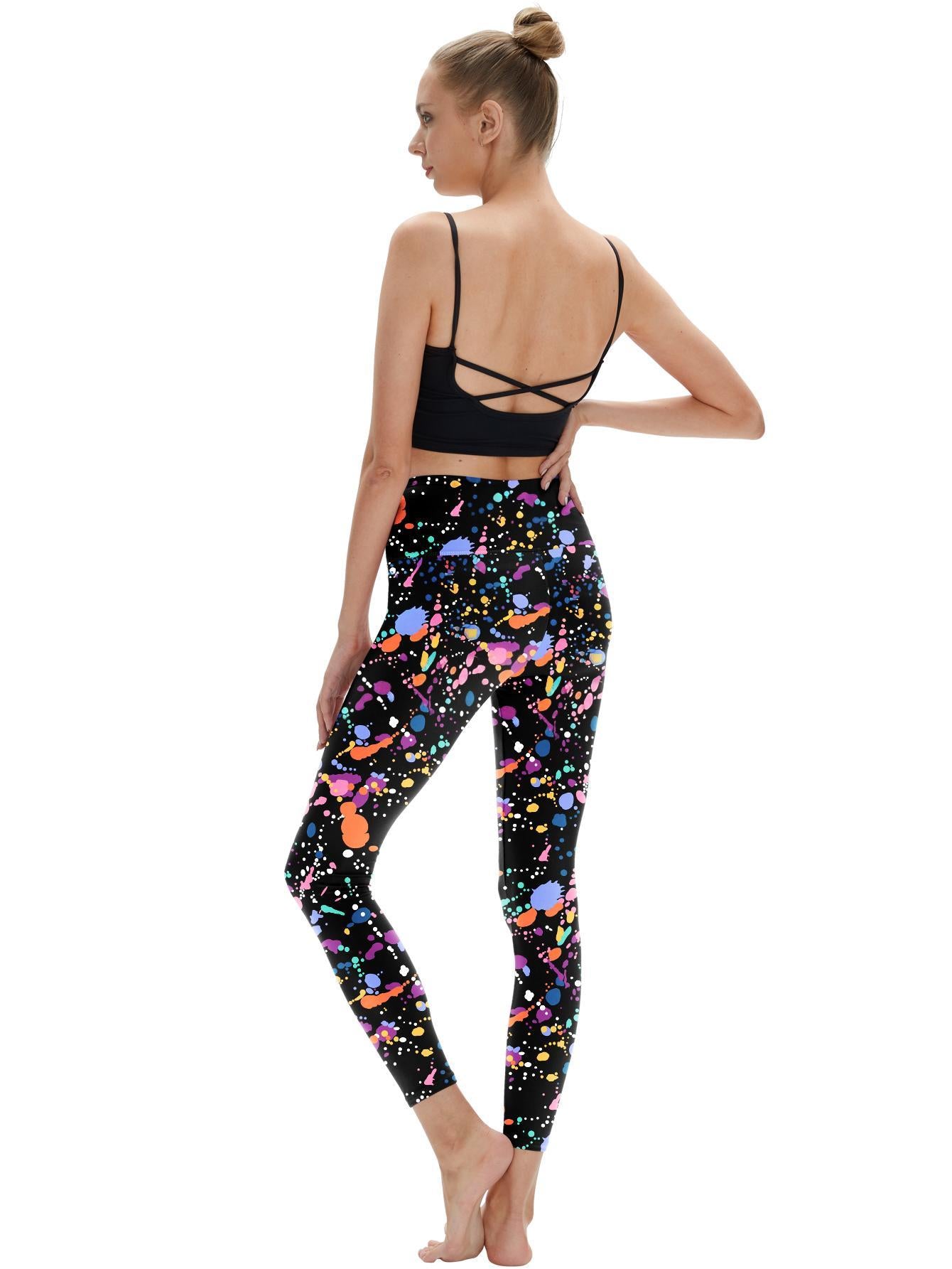 High-Waisted Yoga Pants with Pockets – Non-See-Through Tummy Control Leggings