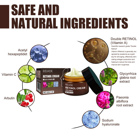 Retinol Face Cream with Vitamin C for Anti-Aging, Firming & Deep Moisturizing