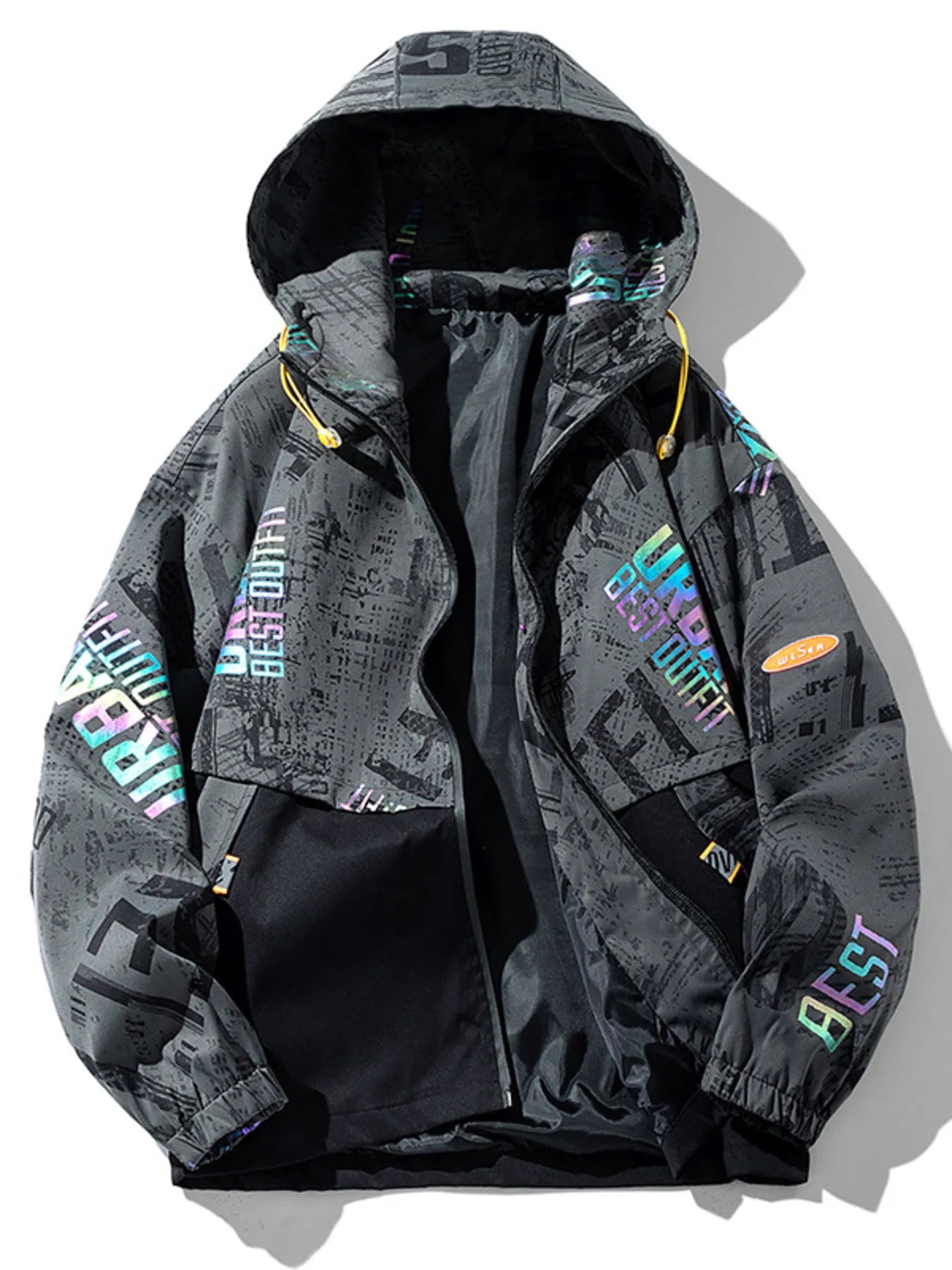 Men's Plus Size Zip-Up Hooded Jacket | M–8XL | Body Alliance Shop