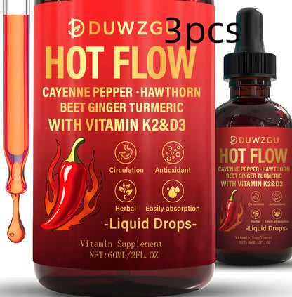 Liquid Capsaicin Drops – 1 to 5 Pack