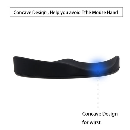 Silicone Gel Gliding Wrist Rest Mouse Pad – Ergonomic, Non-Slip, Left & Right Hand