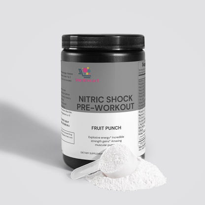 Nitric Shock Pre Workout Strength, Energy, Endurance, And Mental Focus Booster