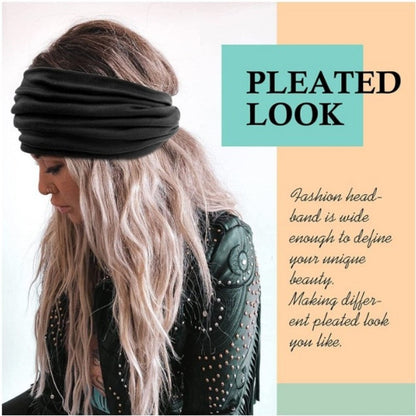 5 Packs Headbands For Women, Fashionable Sports Hairbands, Yoga Elastic Hair Bands Workout Running