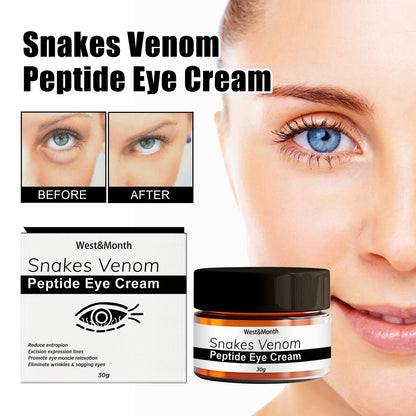 West&Month Snake Venom Peptide Eye Cream Gently Nourishes Skin, Reduces Fine Lines, Hydrates And Moisturizes Eye Cream