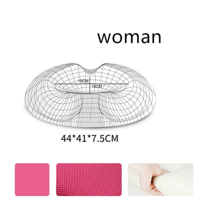 Memory Foam Seat Cushion for Office Chair – Gender-Specific Design, Washable Cover