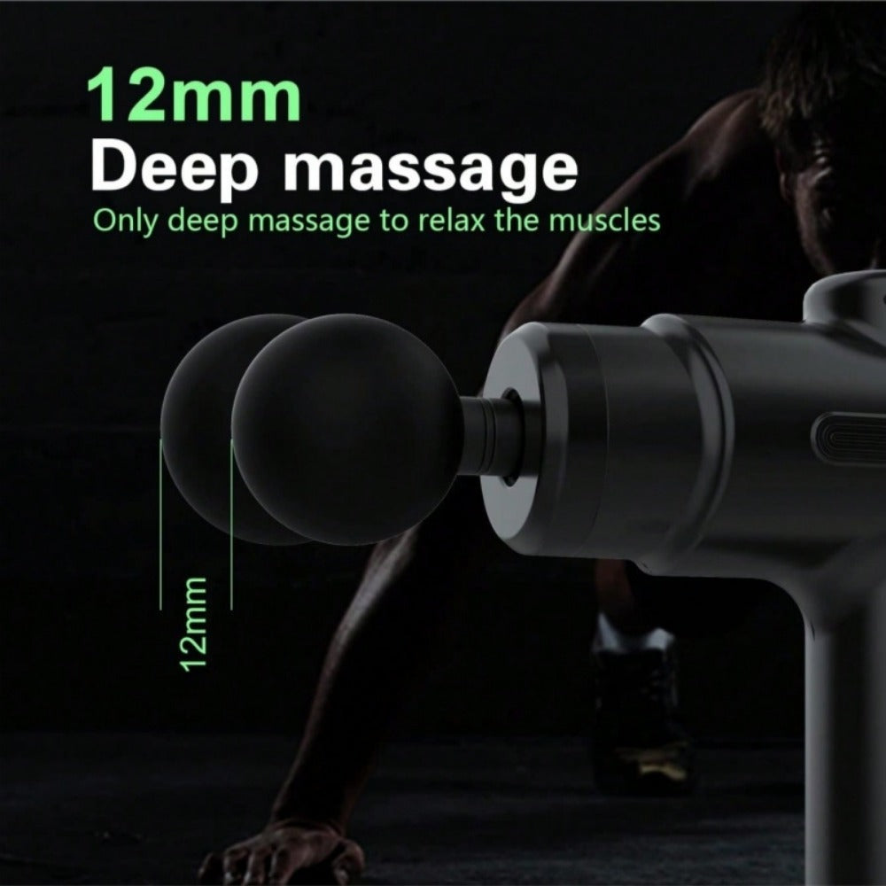 Deep Tissue Percussion Massage Gun for Athletes – 8 Massage Heads