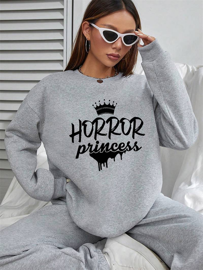 Women's Long Sleeve Crew Neck Sweatshirt