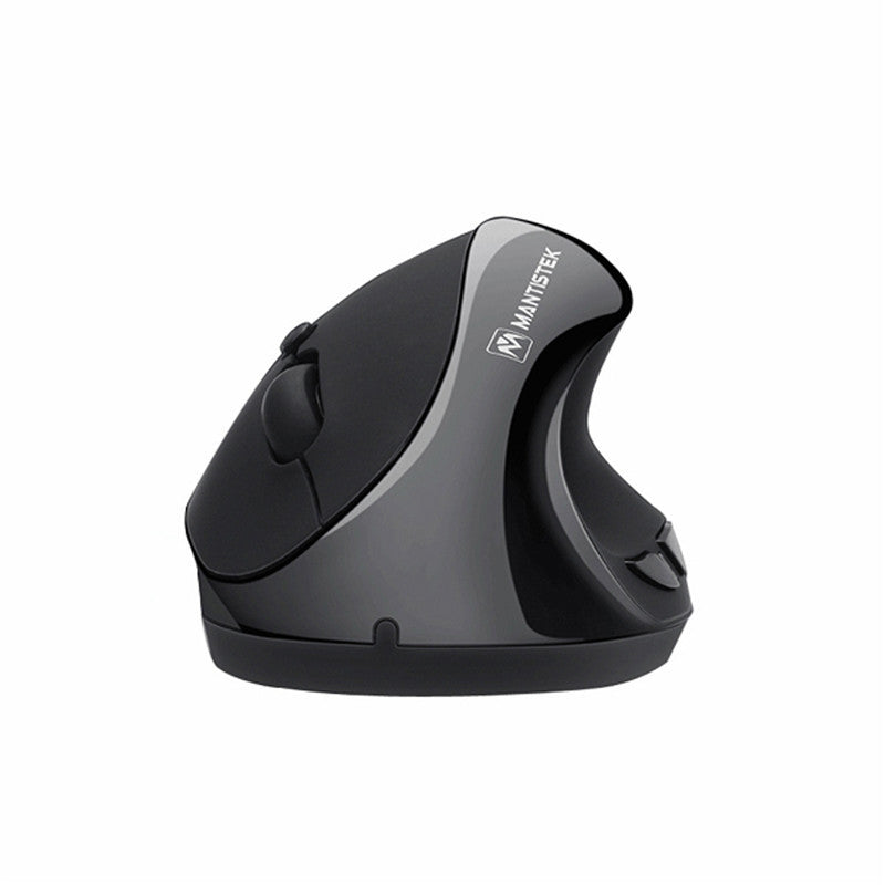 2.4G Wireless Vertical Ergonomic Mouse – 3 DPI Levels, 15m Range, 96.6g, Black