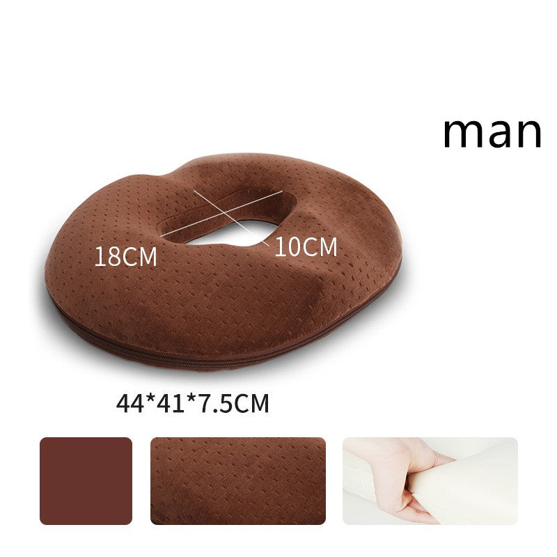 Memory Foam Seat Cushion for Office Chair – Gender-Specific Design, Washable Cover