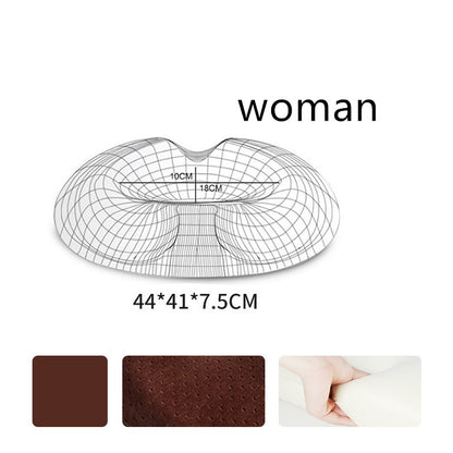 Memory Foam Seat Cushion for Office Chair – Gender-Specific Design, Washable Cover