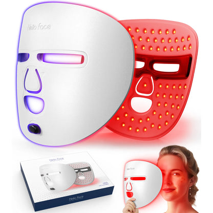 LED Light Therapy Face Mask for Anti-Aging, Acne Treatment & At-Home Skincare