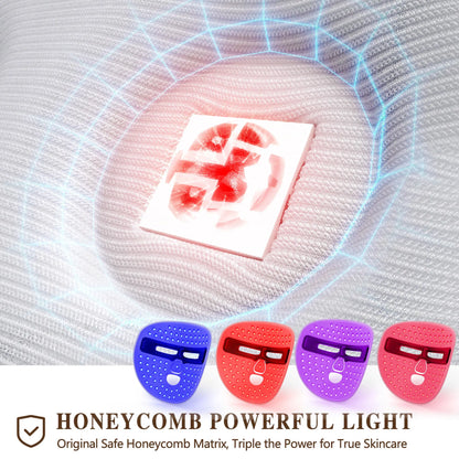 LED Light Therapy Face Mask for Anti-Aging, Acne Treatment & At-Home Skincare