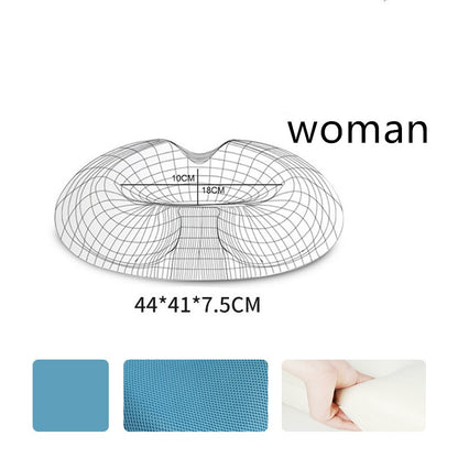 Memory Foam Seat Cushion for Office Chair – Gender-Specific Design, Washable Cover