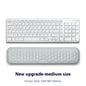 Memory Foam Mouse Wrist Rest Pad – Cloth or Leather Cover, Multiple Sizes, Black & Gray