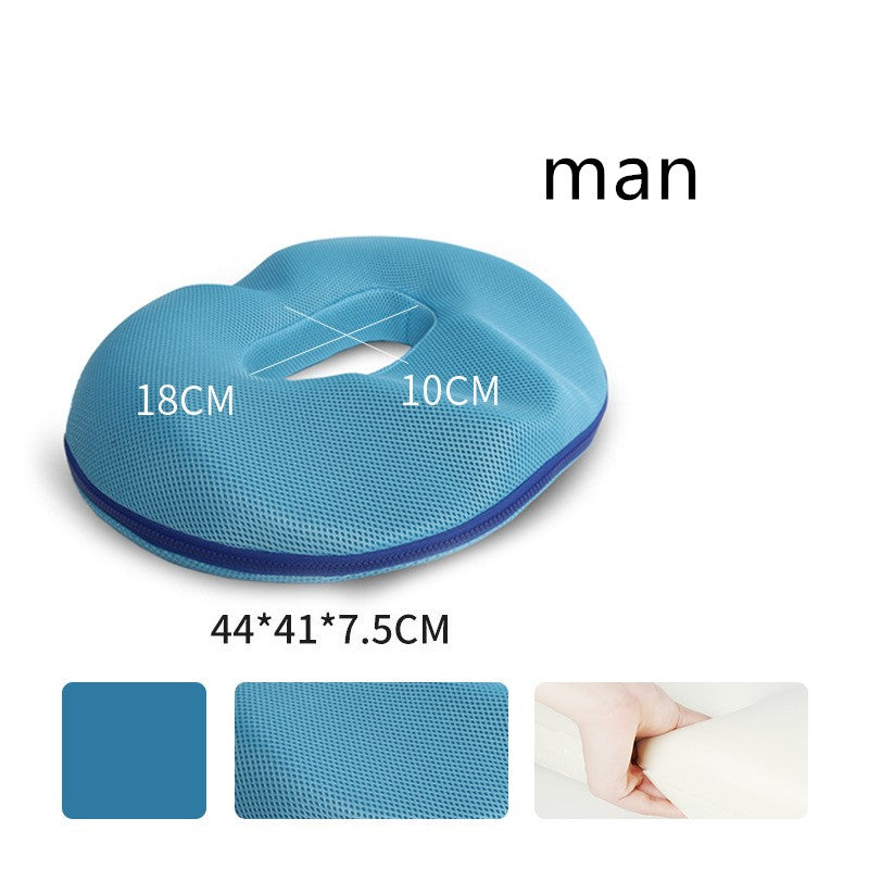 Memory Foam Seat Cushion for Office Chair – Gender-Specific Design, Washable Cover