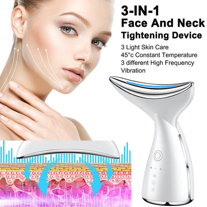 Face & Neck Massager for Skin Tightening, Anti-Aging & Facial Lifting Device