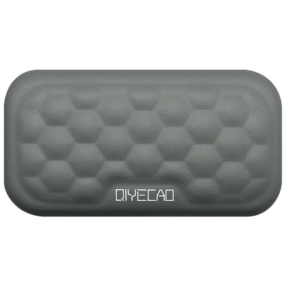 Memory Foam Mouse Wrist Rest Pad – Cloth or Leather Cover, Multiple Sizes, Black & Gray