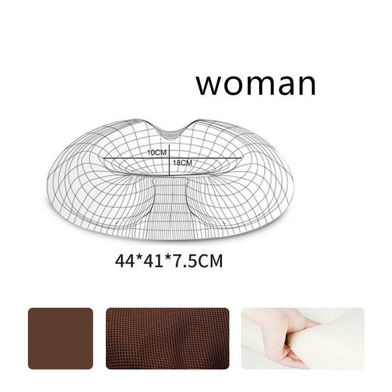 Memory Foam Seat Cushion for Office Chair – Gender-Specific Design, Washable Cover