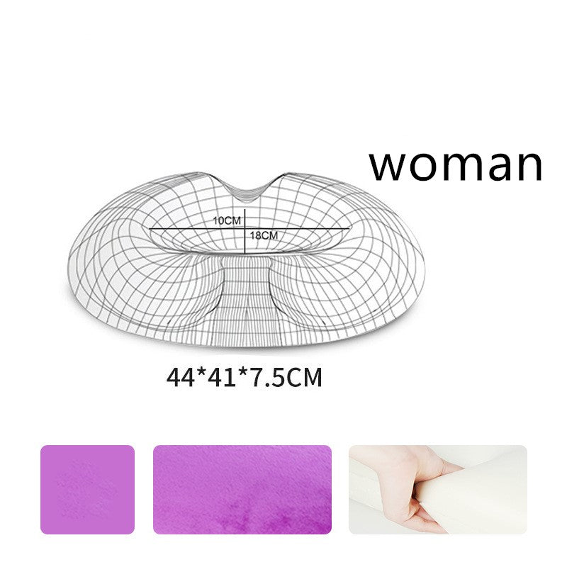 Memory Foam Seat Cushion for Office Chair – Gender-Specific Design, Washable Cover