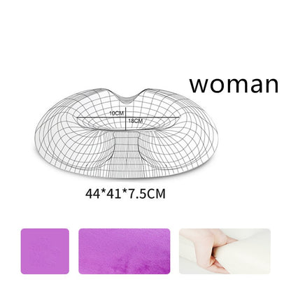 Memory Foam Seat Cushion for Office Chair – Gender-Specific Design, Washable Cover