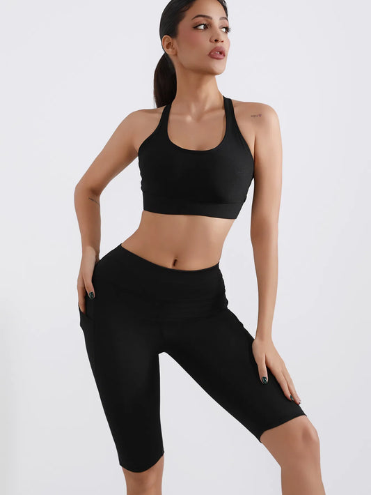 High-Waist Seamless Biker Shorts – 5-Inch Quick-Dry Workout Shorts for Women