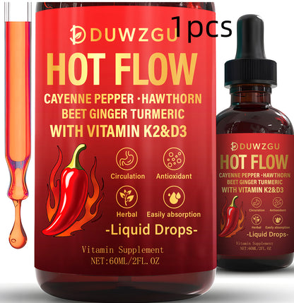 Liquid Capsaicin Drops – 1 to 5 Pack