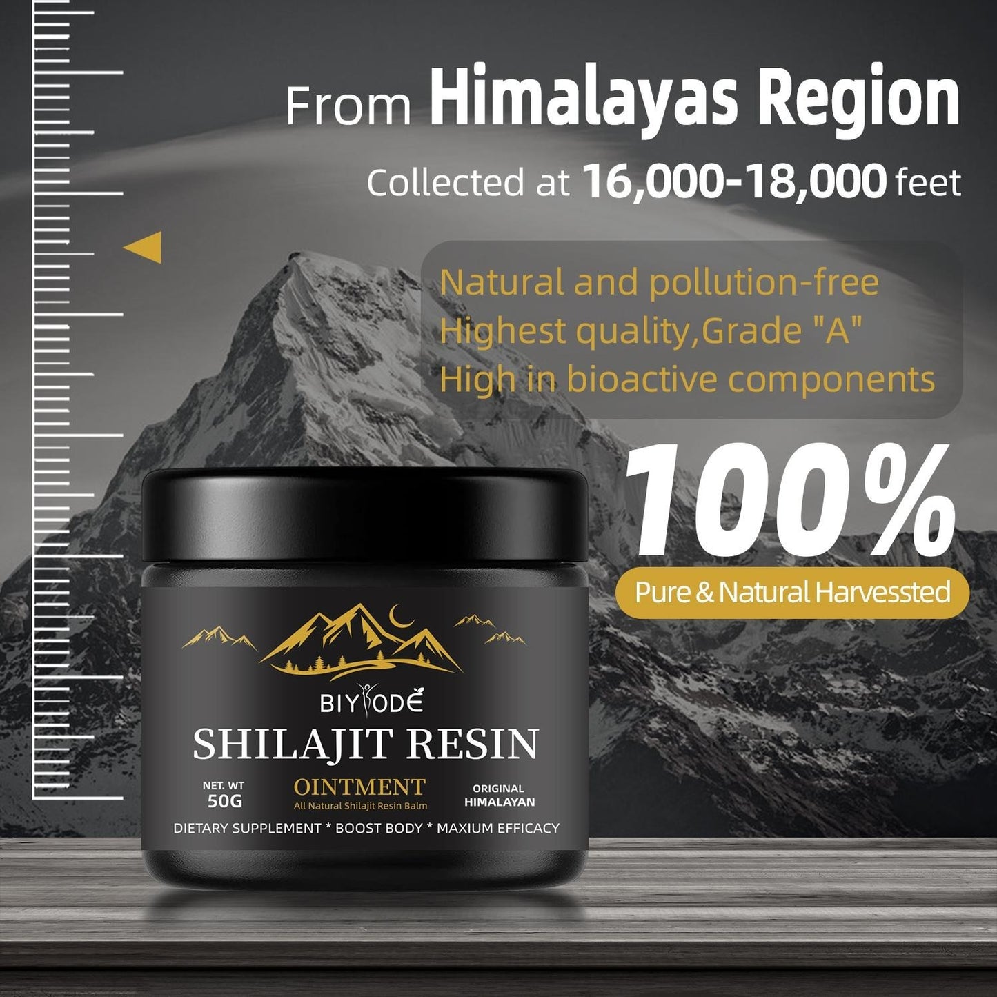 Pure Himalayan Shilajit Gummies with Ashwagandha & Gokshura – No Added Sugar (60 Chewables)