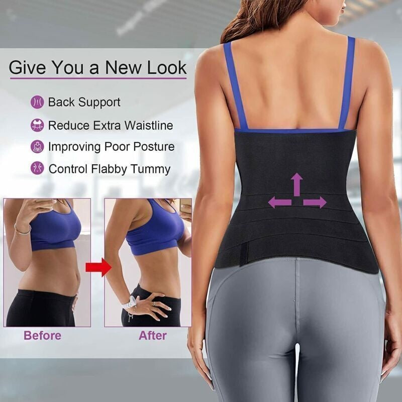 Adjustable Waist Wrap Belt - Lumbar Support Bandage