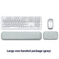 Memory Foam Mouse Wrist Rest Pad – Cloth or Leather Cover, Multiple Sizes, Black & Gray