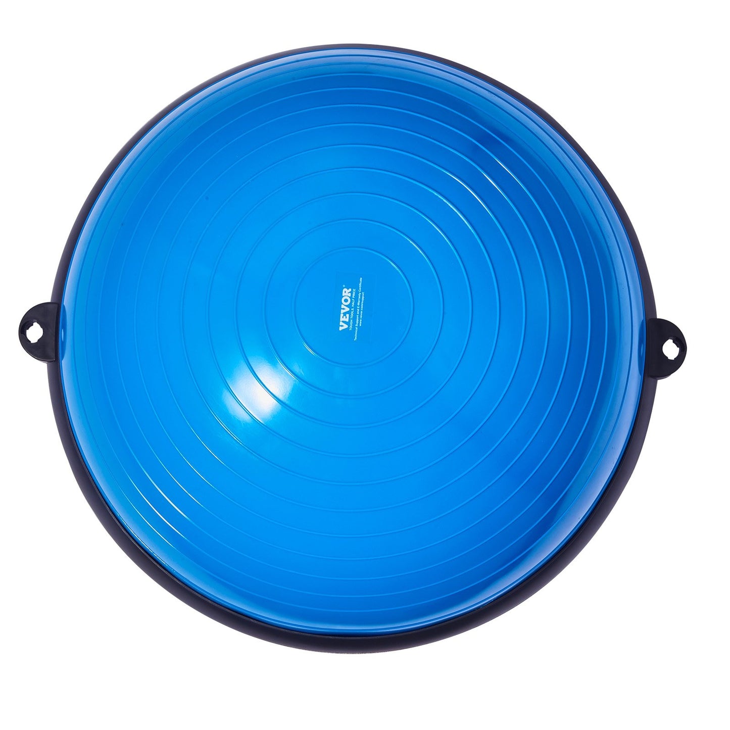 Half Balance Ball Trainer 23" – Anti-Burst, 660 lb Capacity | Blue | 2 Resistance Bands & Foot Pump