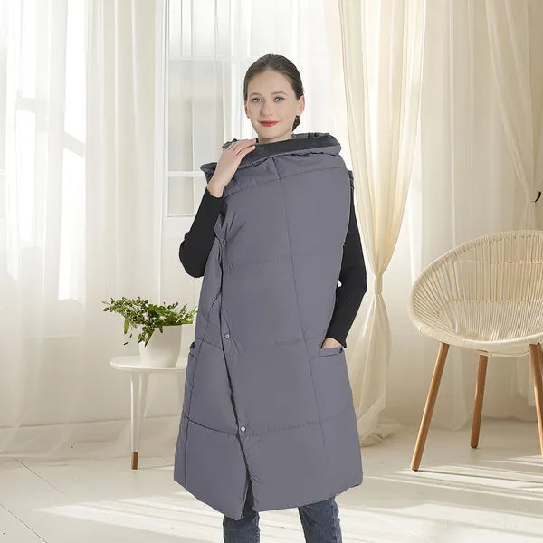 USB Heated Blanket Poncho with 3 Heat Levels for Home, Office & Relaxation
