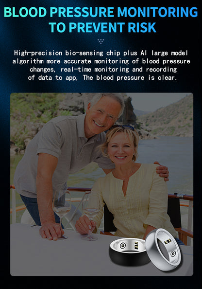 Smart Ring Health Tracker R100 Black