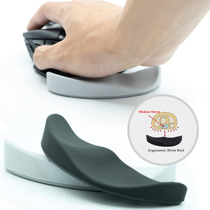 Silicone Gel Gliding Wrist Rest Mouse Pad – Ergonomic, Non-Slip, Left & Right Hand