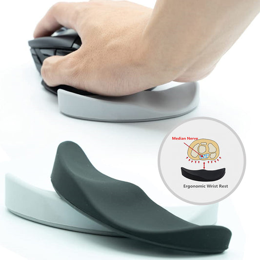 Silicone Gel Gliding Wrist Rest Mouse Pad – Ergonomic, Non-Slip, Left & Right Hand