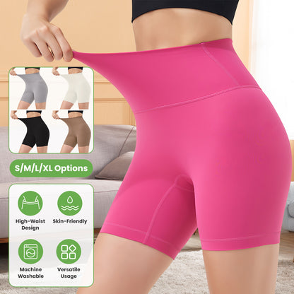 Women's High-Waist Biker Shorts – 6.3" Inseam | Tummy Control, No Front Seam