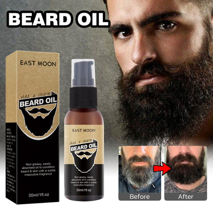 Beard Growth & Conditioning Oil for Men with Jojoba Oil for Soft, Thick & Healthy Beard