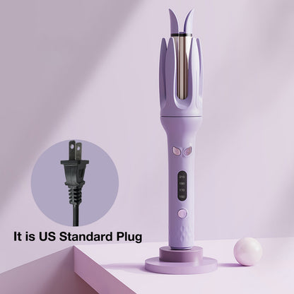 Automatic Hair Curler with Adjustable Temperature & Ceramic Barrel for Easy Styling
