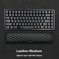 Memory Foam Mouse Wrist Rest Pad – Cloth or Leather Cover, Multiple Sizes, Black & Gray