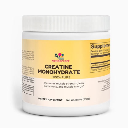 Creatine Monohydrate Powder for Strength, Muscle Growth & Workout Performance