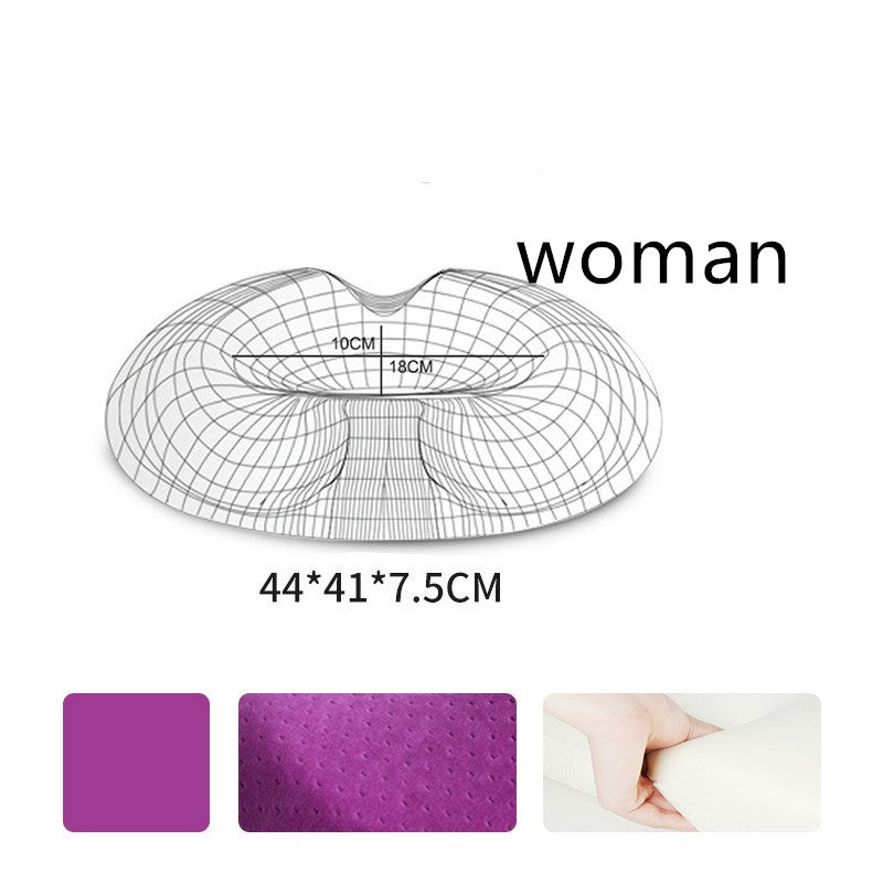 Memory Foam Seat Cushion for Office Chair – Gender-Specific Design, Washable Cover