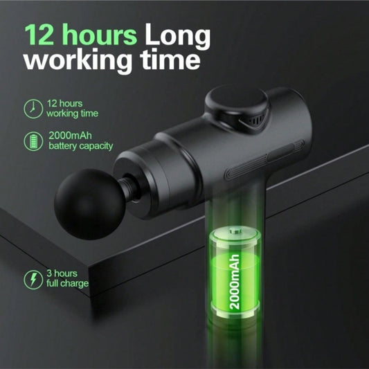 Deep Tissue Percussion Massage Gun for Athletes – 8 Massage Heads