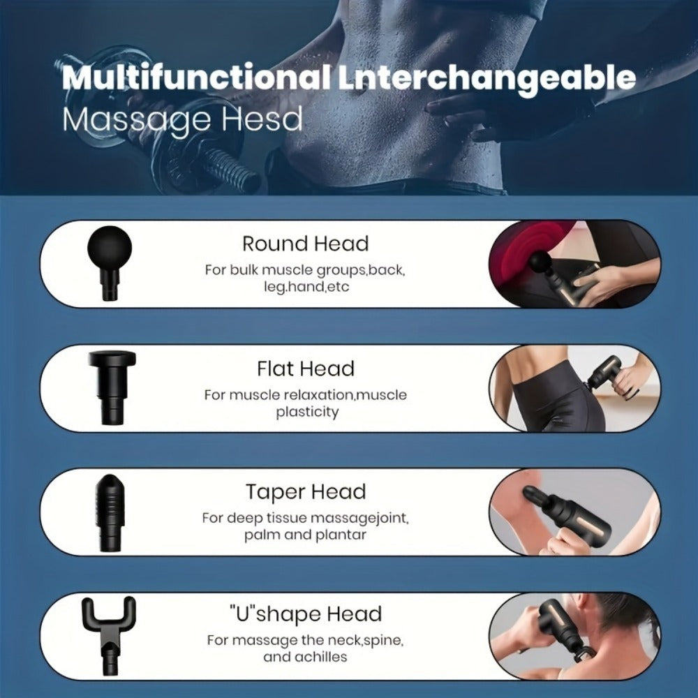 Mini Massage Gun – Portable Muscle Recovery Fascia Gun
