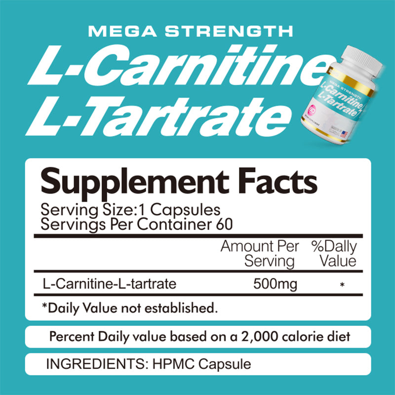 L-Carnitine L-Tartrate Capsules – 1 Bottle