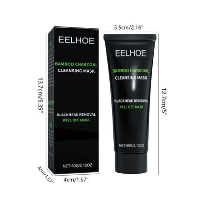 Bamboo Charcoal Blackhead Removal Peel-Off Mask - Deep Pore Cleansing & Oil Control