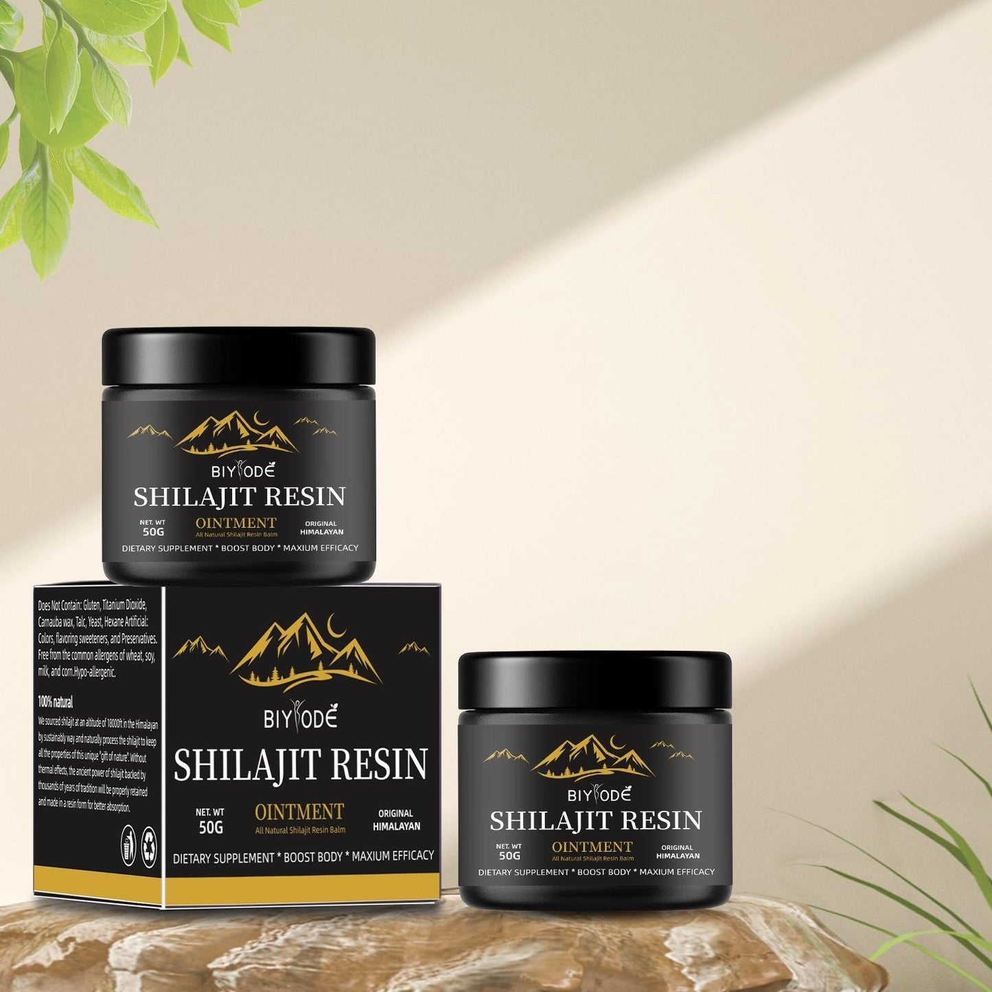 Pure Himalayan Shilajit Gummies with Ashwagandha & Gokshura – No Added Sugar (60 Chewables)