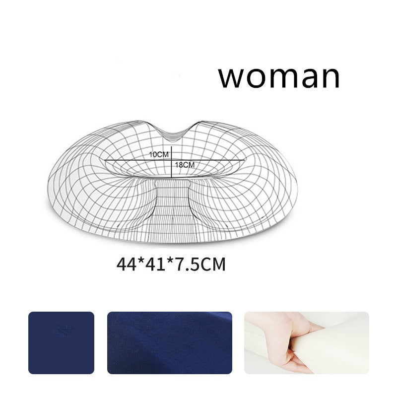Memory Foam Seat Cushion for Office Chair – Gender-Specific Design, Washable Cover